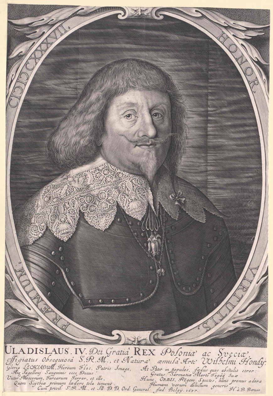 King Vladislav IV Sigismund of Poland by Artist Unknown
