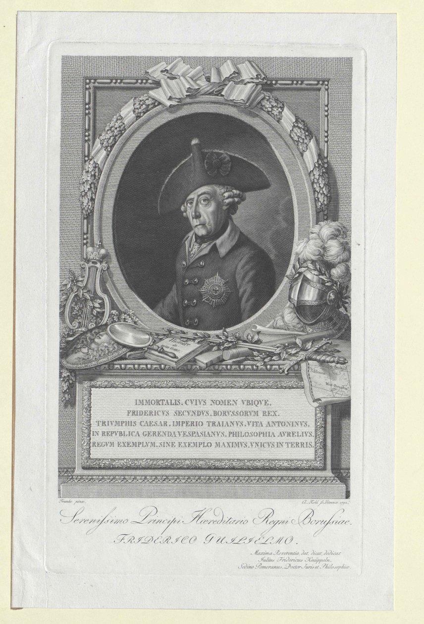 King of Prussia Frederic II by Artist Unknown