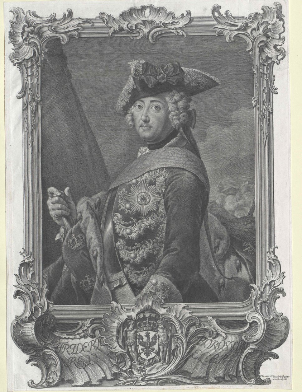 King Frederick II of Prussia by Artist Unknown