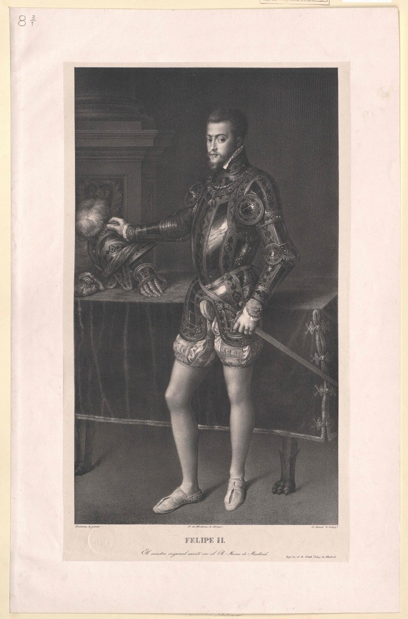 King Philip II of Spain by Artist Unknown