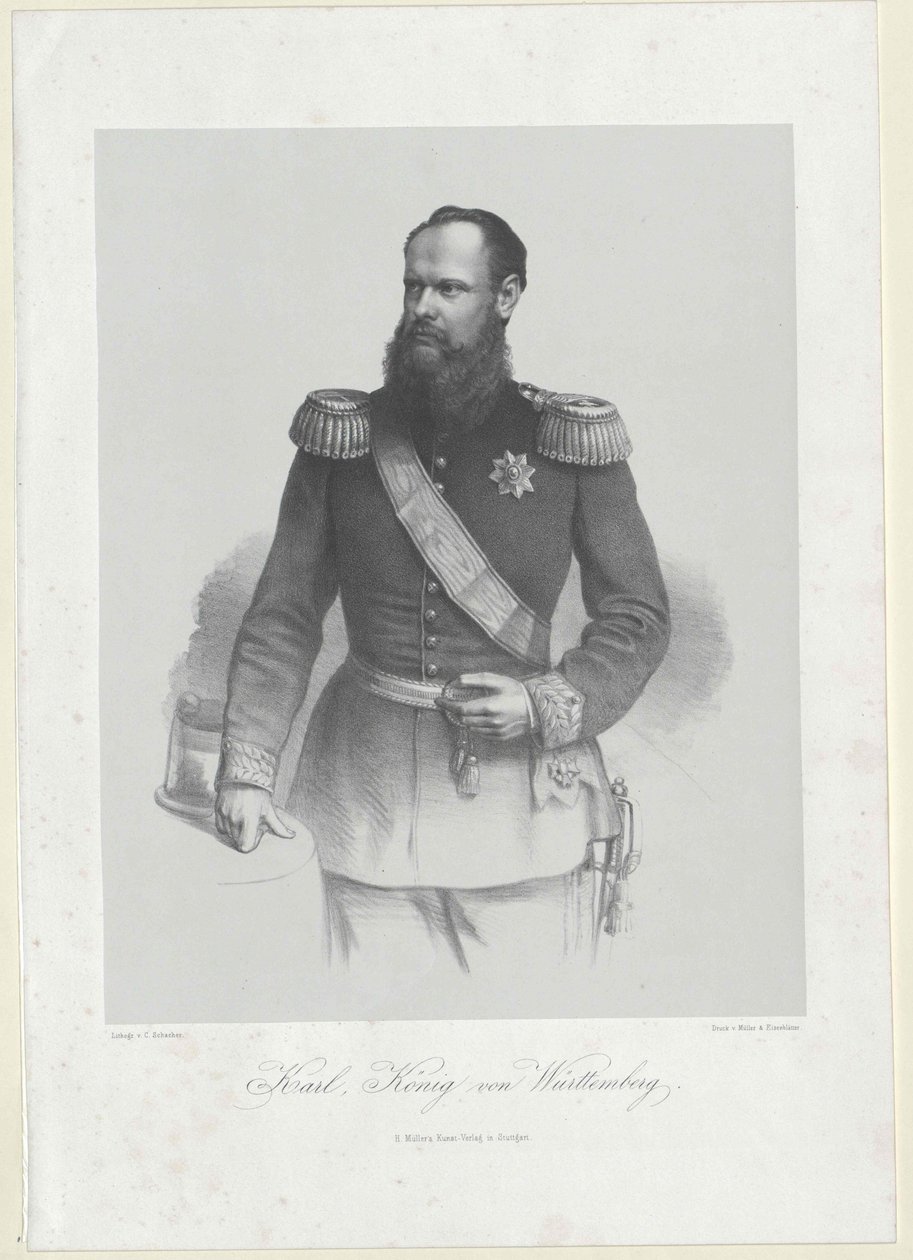 King Charles I of Württemberg by Artist Unknown