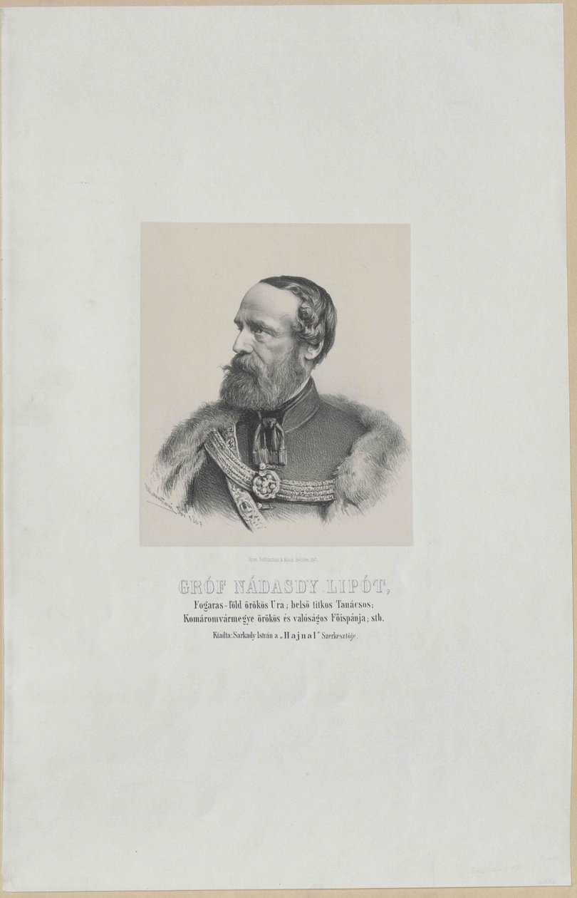 Leopold Count Nádasdy-Nádas-Fogarasi by Artist Unknown