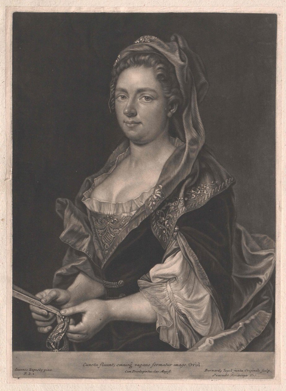 Lived circa 1735 Haberstock by Artist Unknown