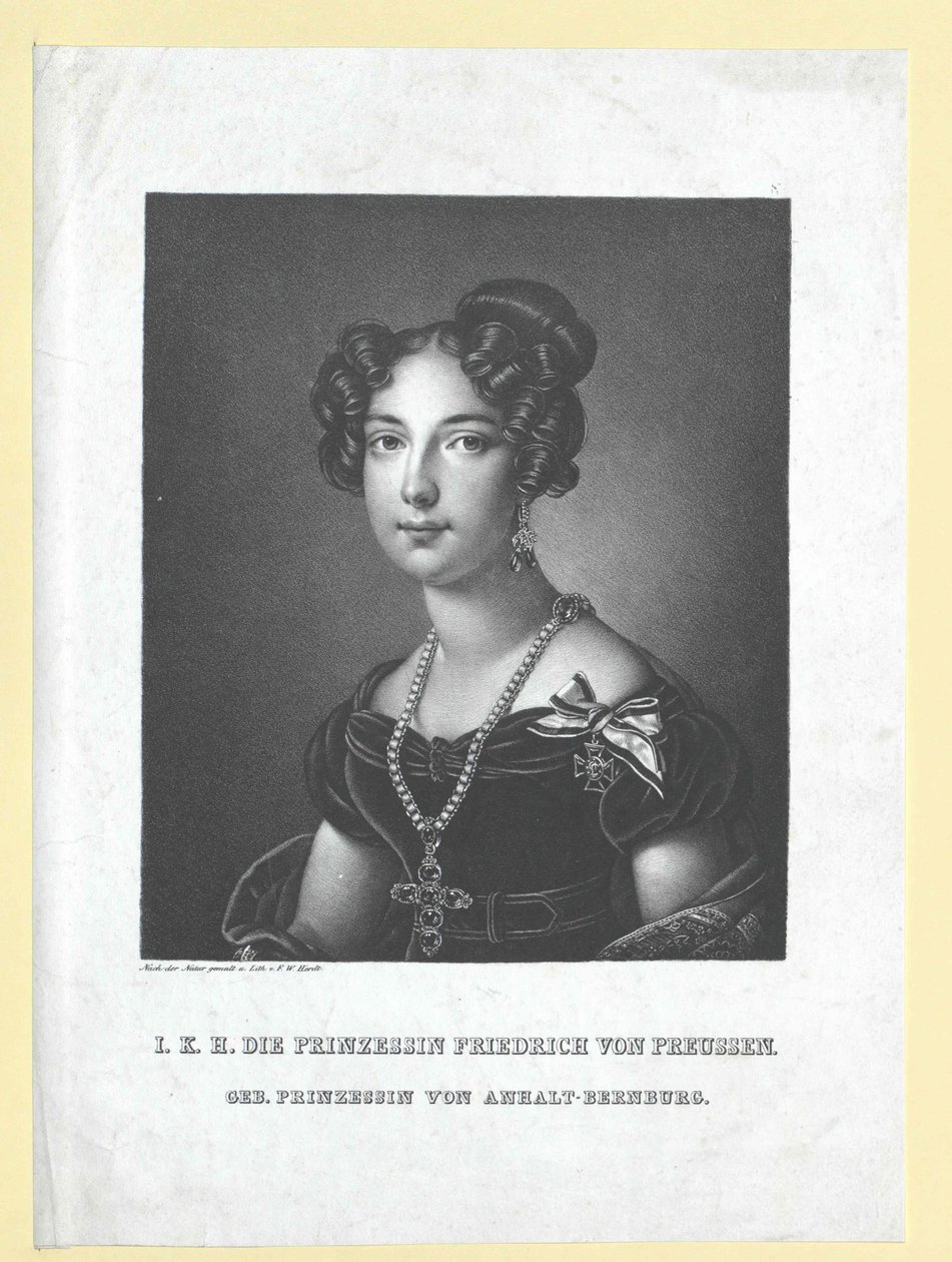 Louise Princess Anhalt-Bernburg by Artist Unknown