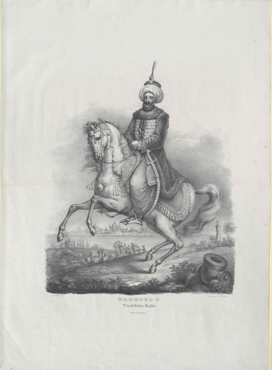 Mahmud II Sultan of Turkey by Artist Unknown: Fine art print