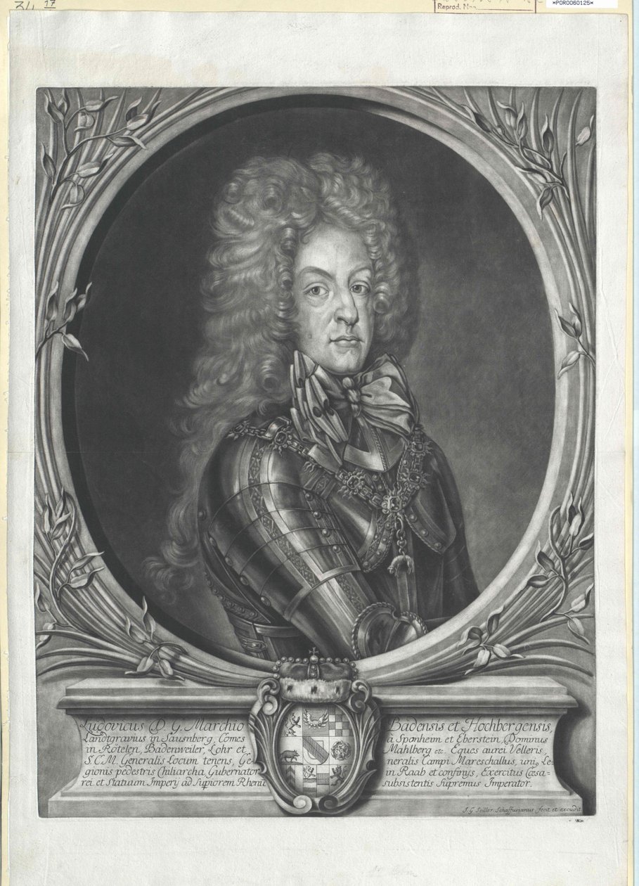 Margrave Ludwig Wilhelm of Baden-Baden by Artist Unknown