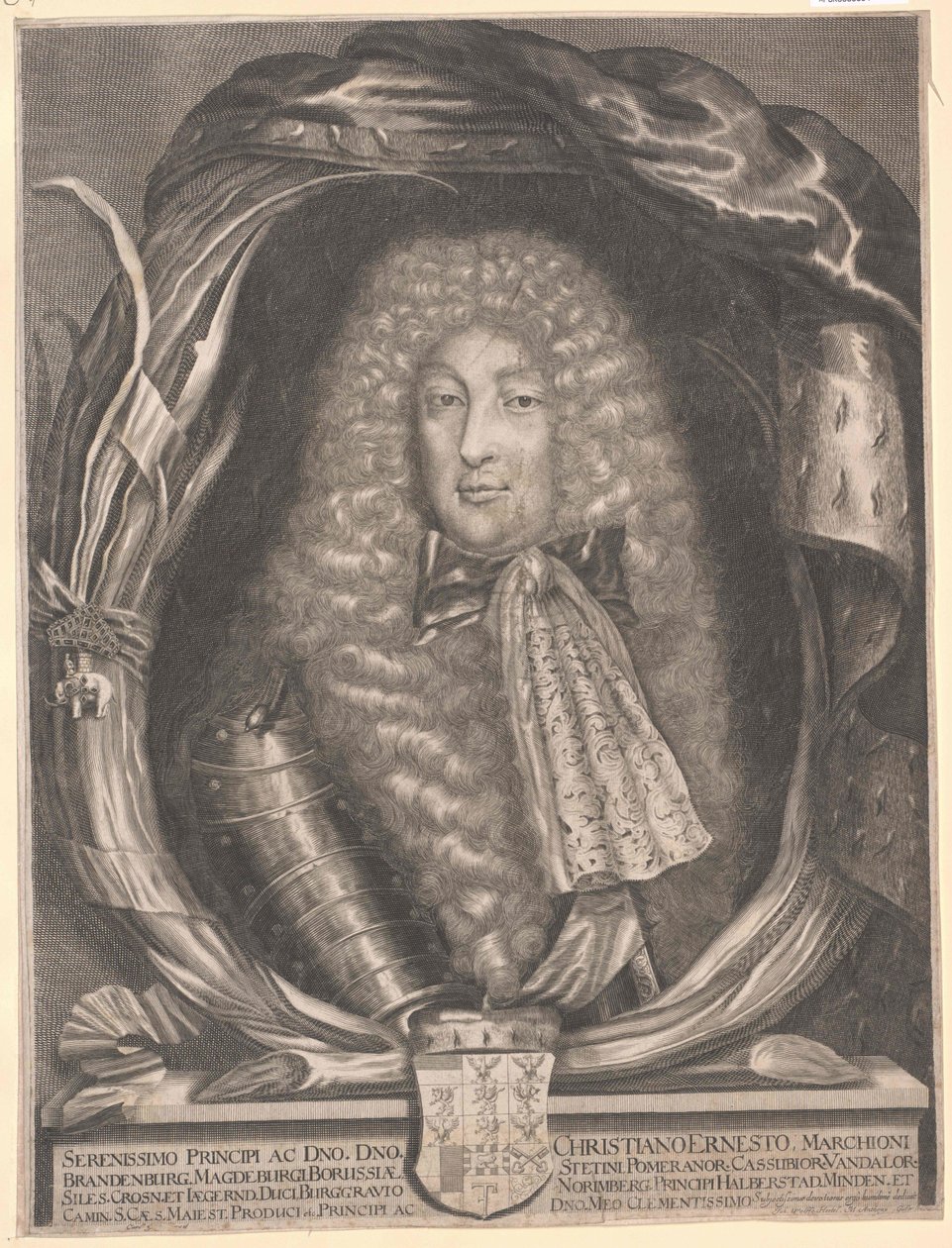 Margrave of Brandenburg-Bayreuth Christian Ernst by Artist Unknown