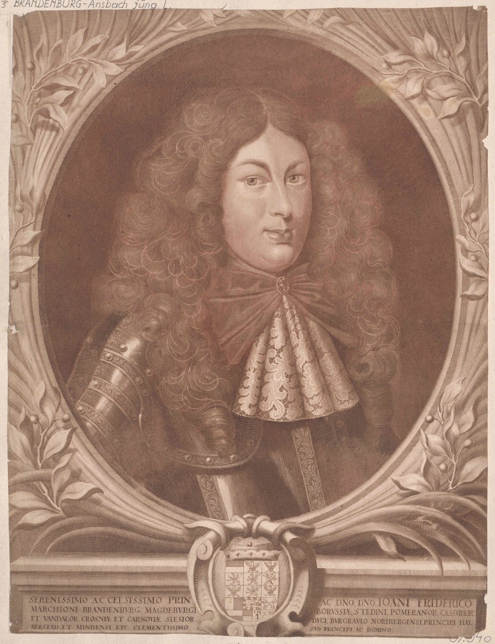 Margrave von Brandenburg-Ansbach Johann Friedrich by Artist Unknown