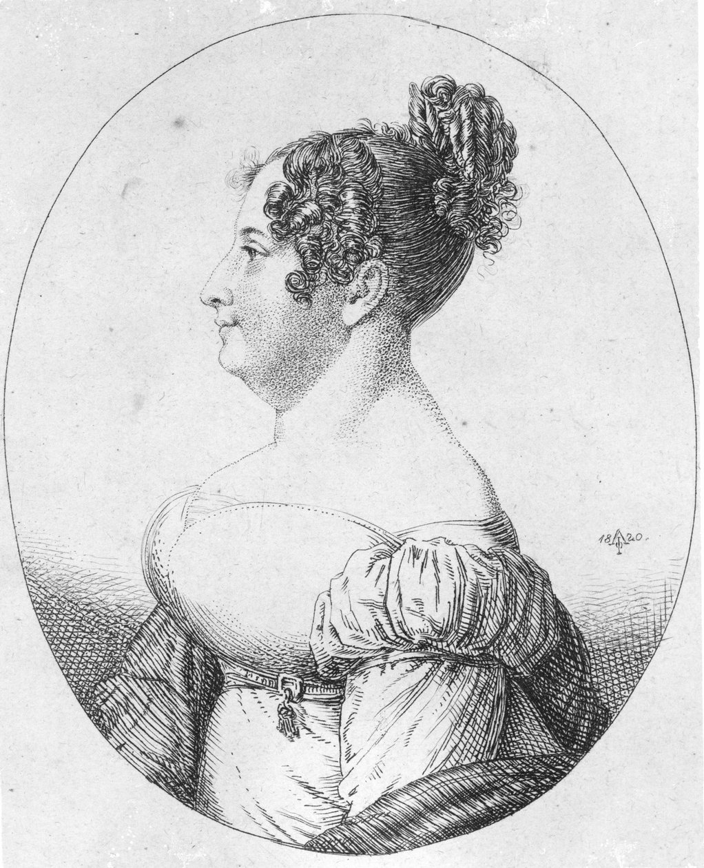 Maria Charlotte Baroness von Kerpen (1782 - 1841) by Artist Unknown