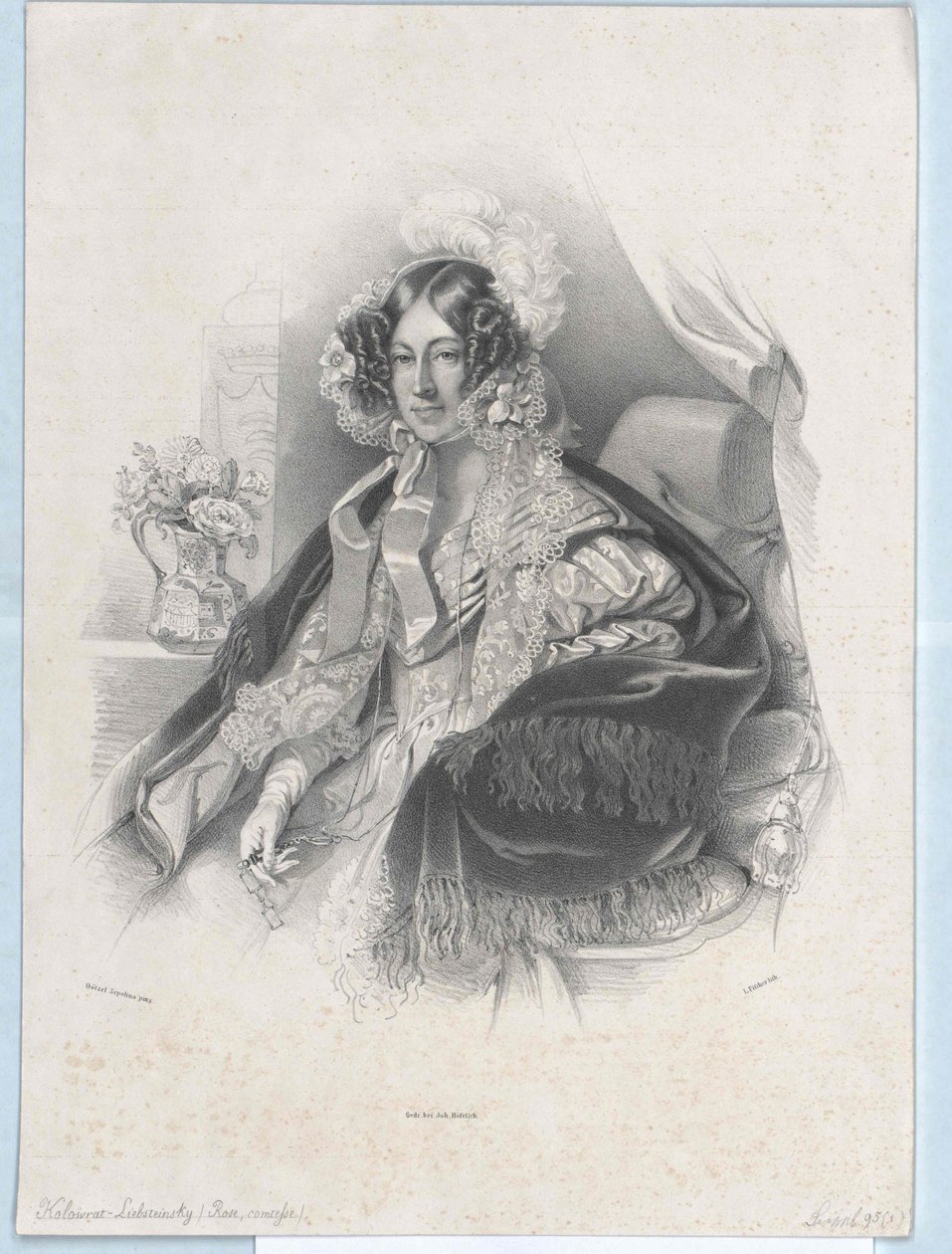 Maria Rosa Countess Kinsky von Wchinitz and Tettau by Artist Unknown