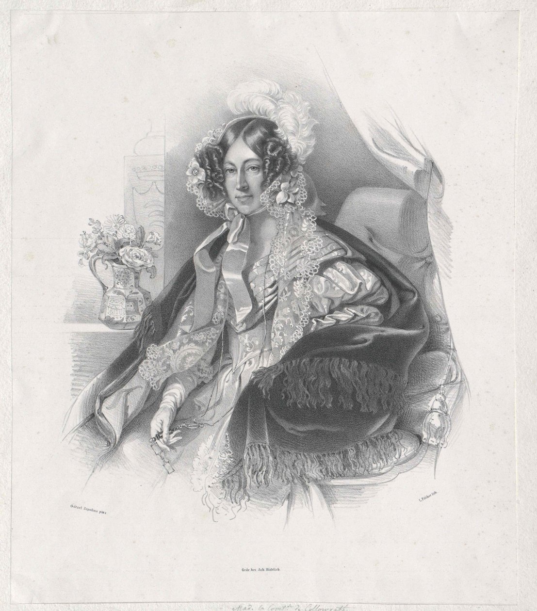 Maria Rosa Countess Kinsky von Wchinitz and Tettau by Artist Unknown