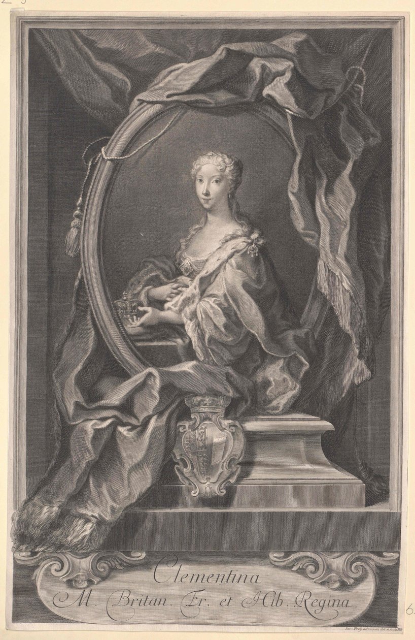 Maria Clementina Sobieska by Artist Unknown