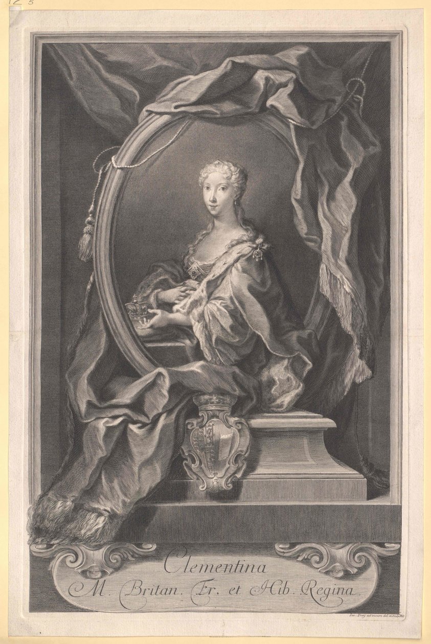 Maria Clementina Sobieska by Artist Unknown