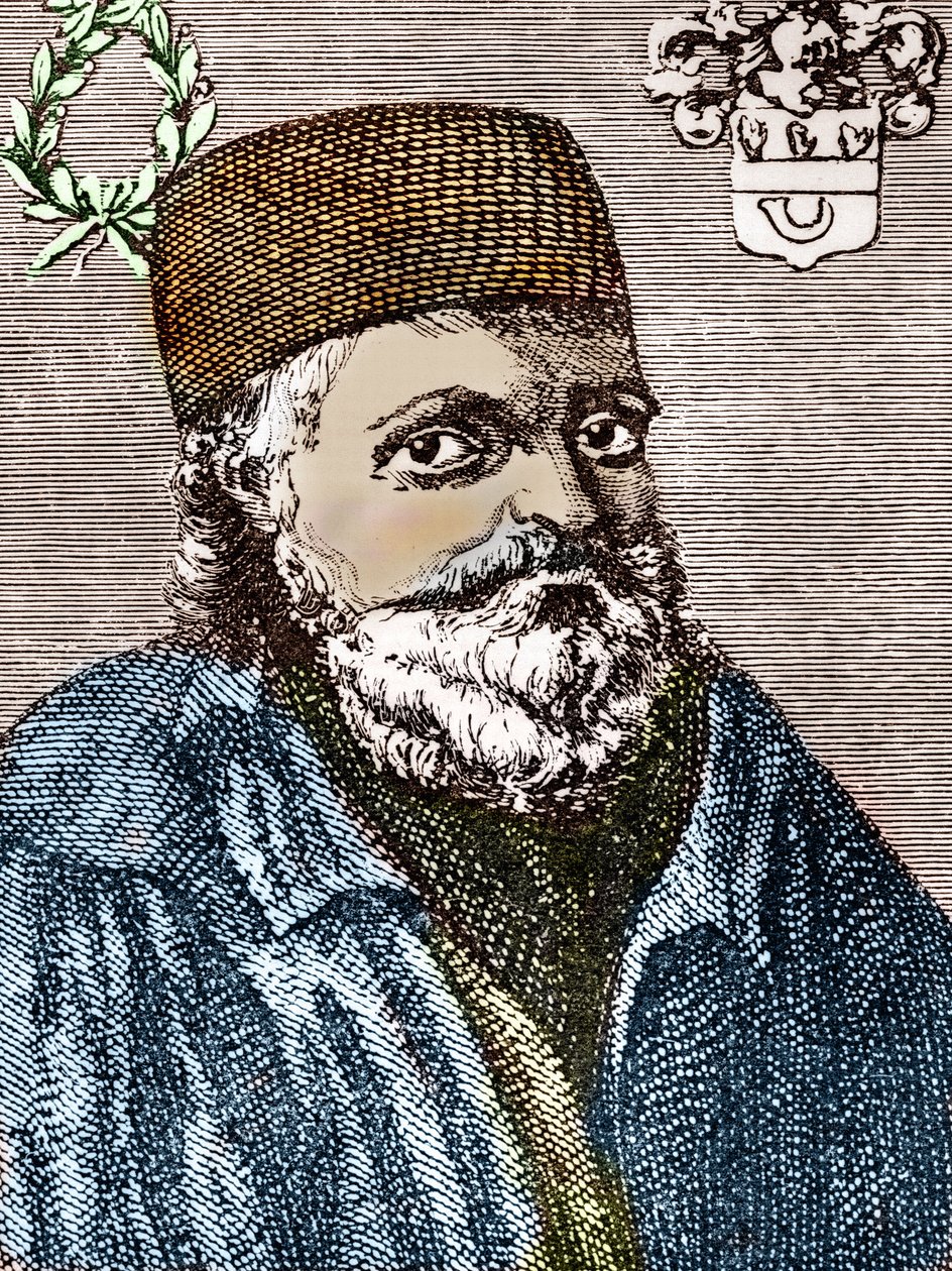 Nicolas Flamel (engraving) by Artist Unknown