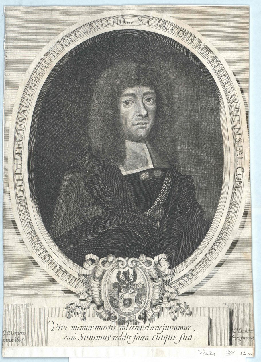 Nicolaus Christoph von Huenefeld by Artist Unknown