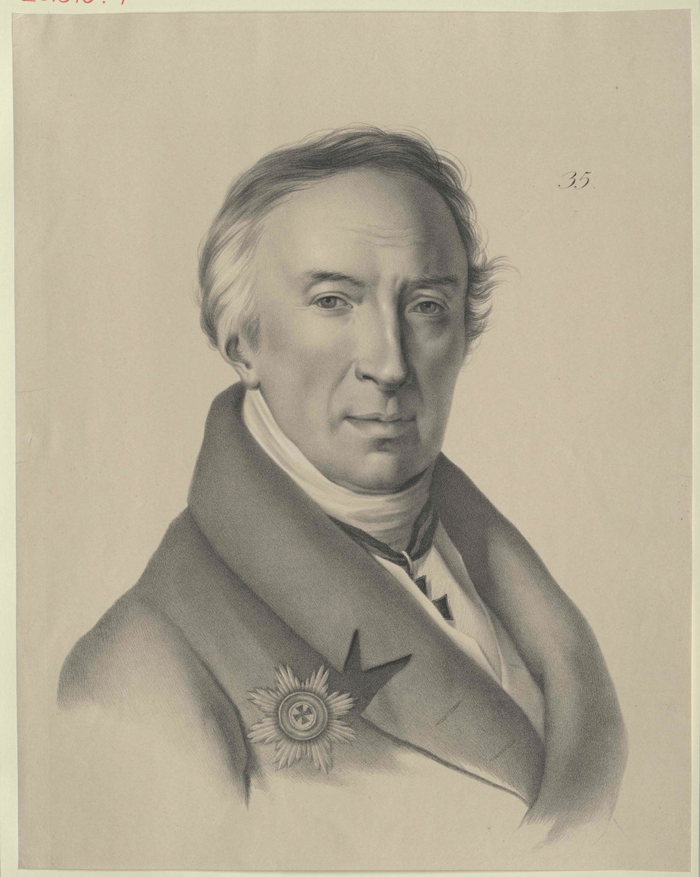 Nikolai Mikhailovich Karamzin by Artist Unknown