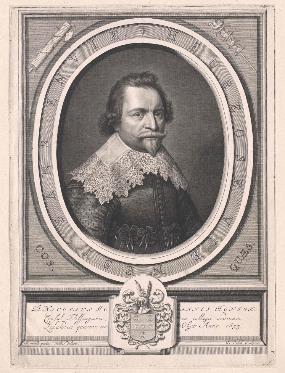 Nikolaus Johannes Honigh by Artist Unknown