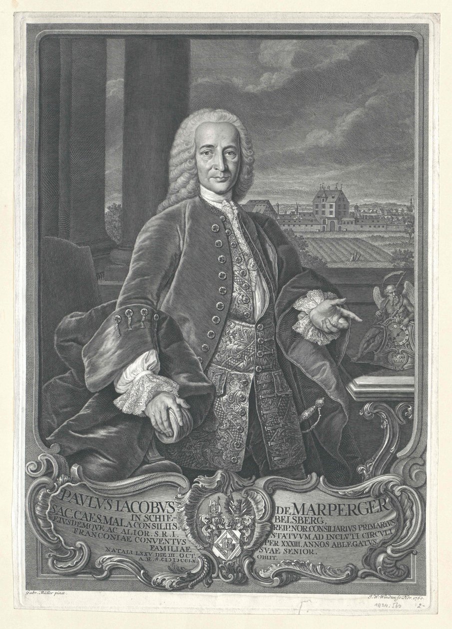 Paul Jakob von Marperger by Artist Unknown
