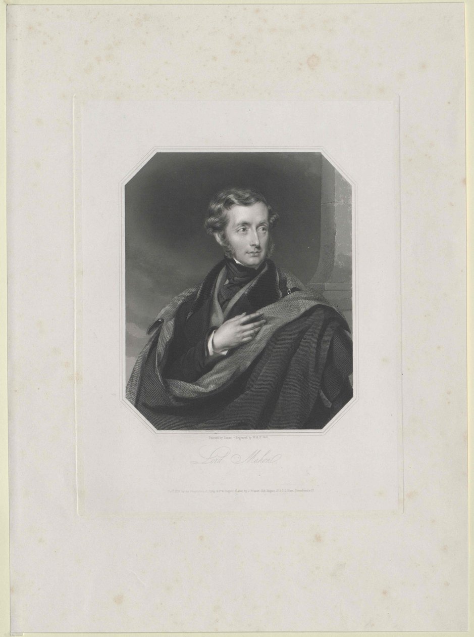 Philip Henry Earl Viscount Mahon Stanhope by Artist Unknown