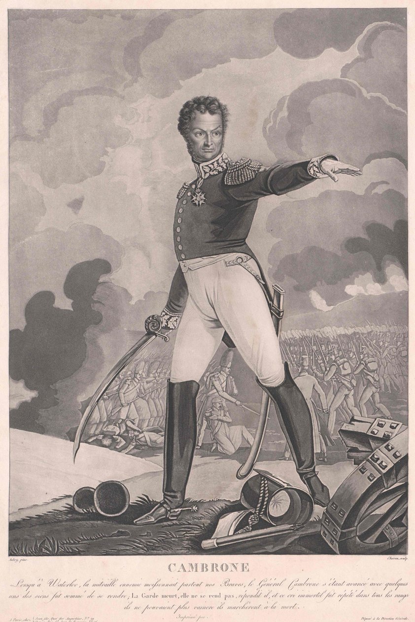 Pierre Jacques Etienne Vicomte Cambronne by Artist Unknown