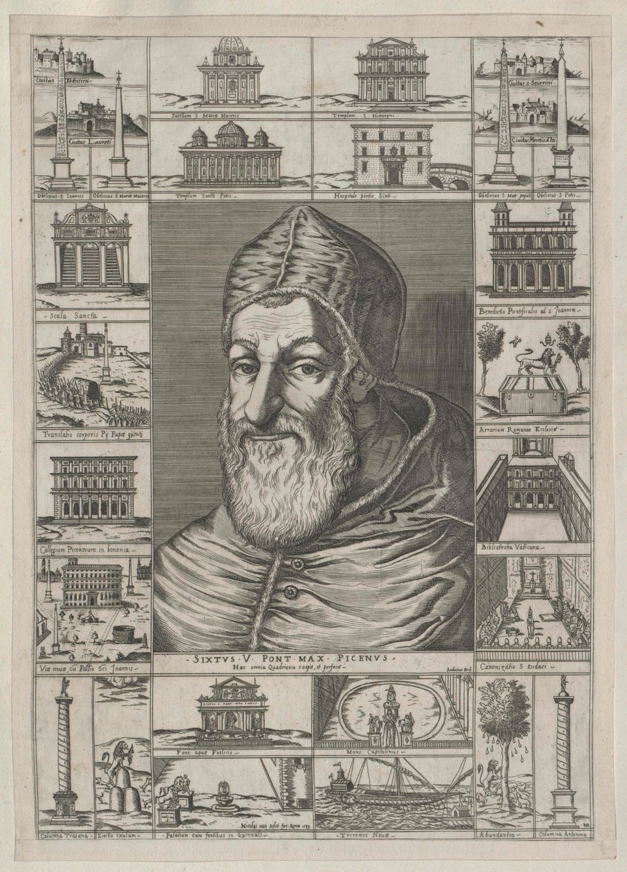 Pope Sixtus V by Artist Unknown