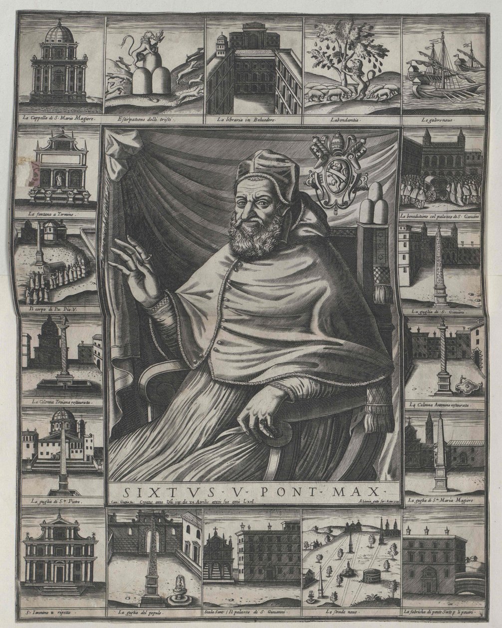 Pope Sixtus V by Artist Unknown