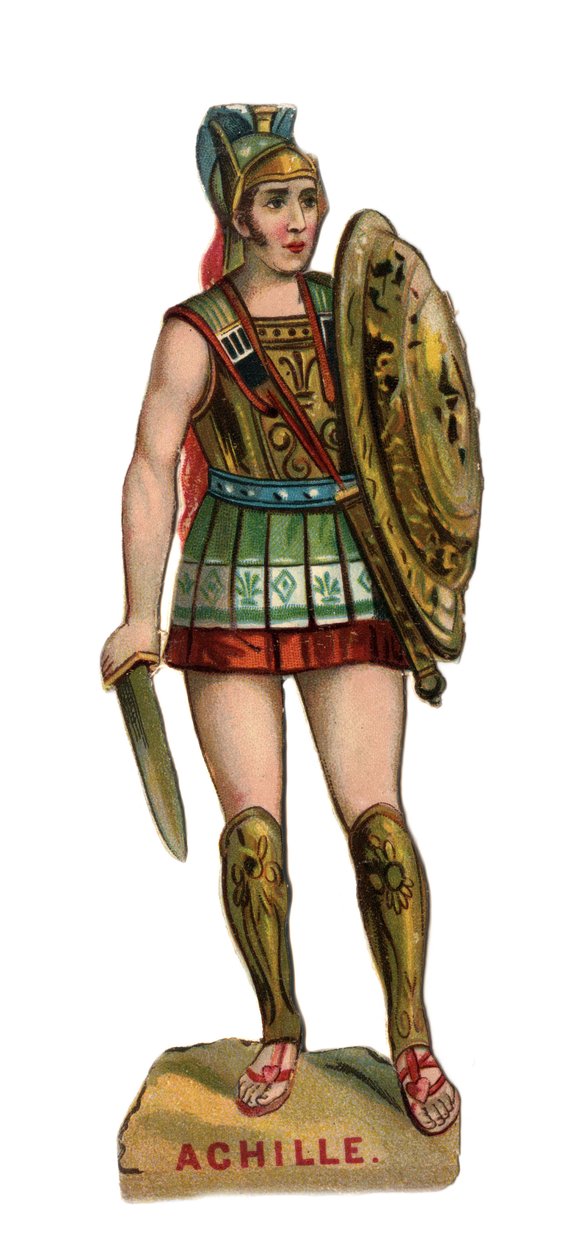 Portrait of Achilles, Greek Hero of the Trojan War by Artist Unknown