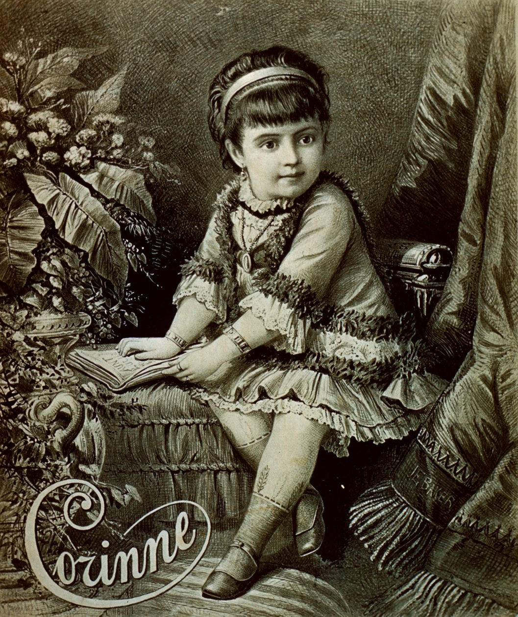 Portrait of Corinne, a Child Actor by Artist Unknown