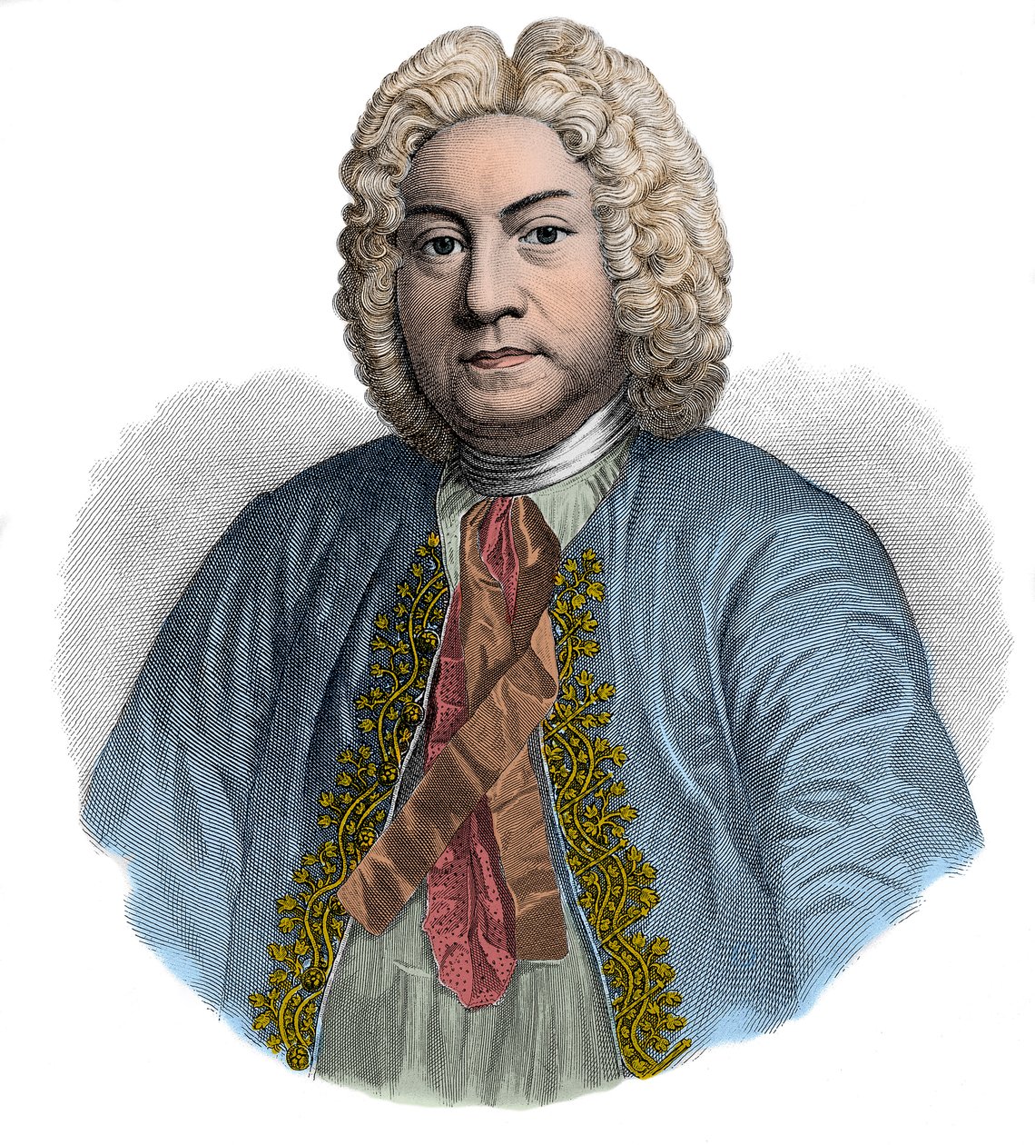 Portrait of François Couperin, English Composer and Organist by Artist Unknown