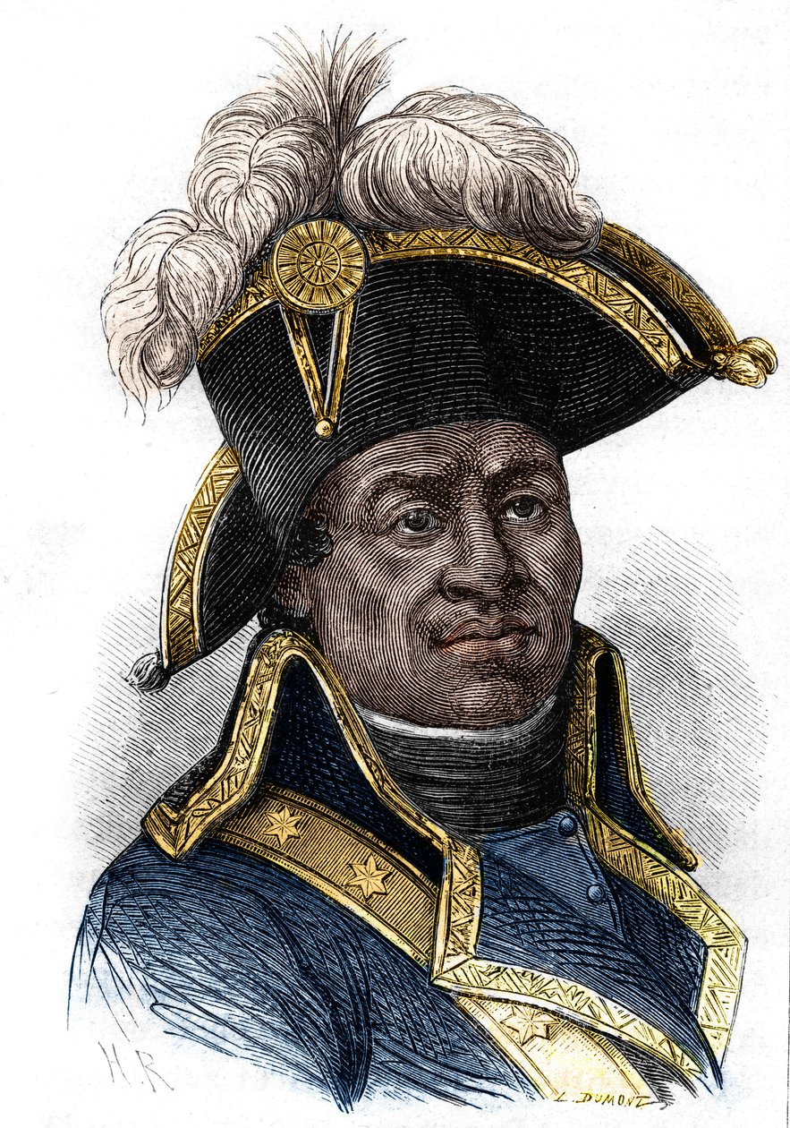 Portrait of Francois Dominique Toussaint Louverture, Haitian Statesman by Artist Unknown