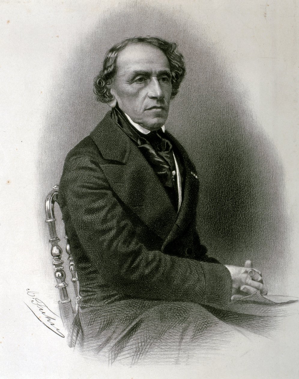 Portrait of Giacomo Meyerbeer by Artist Unknown