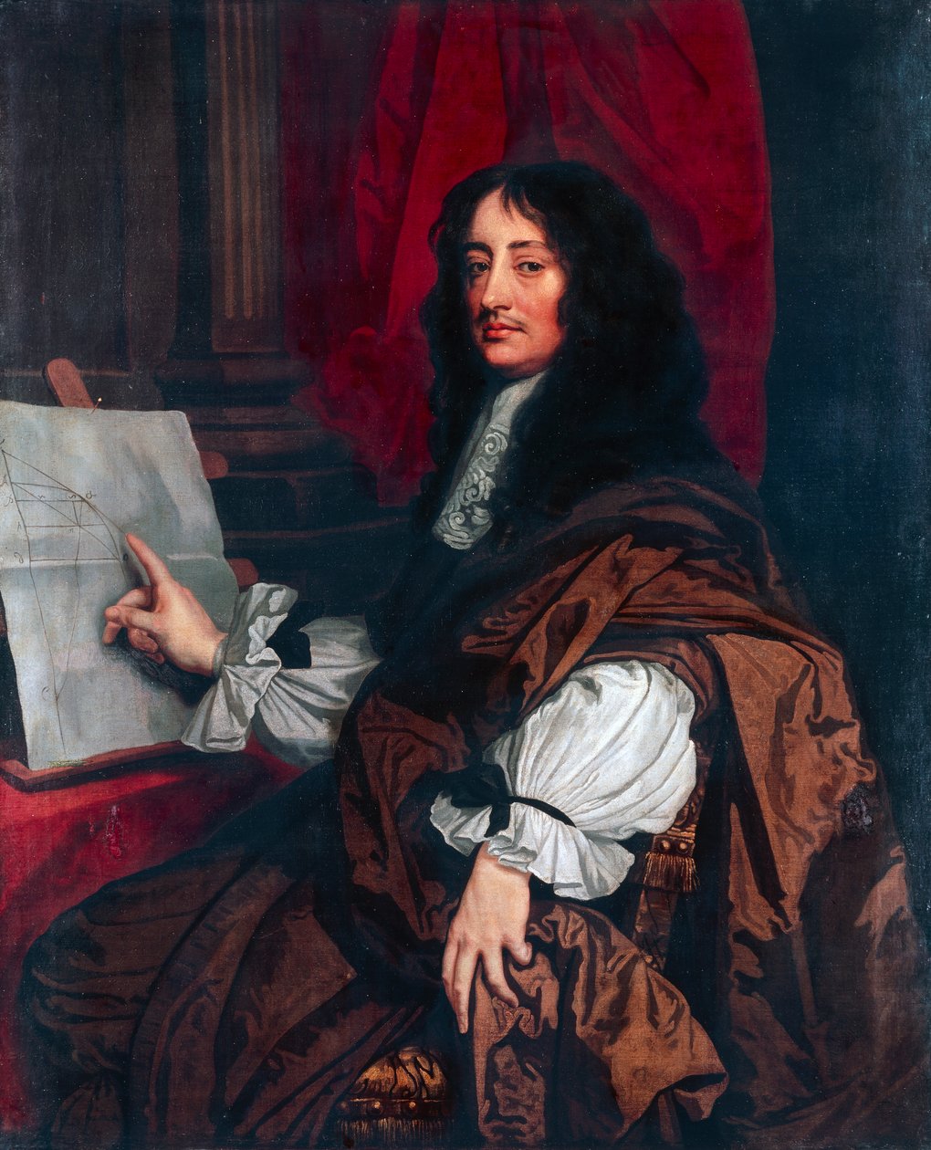 Portrait of William Brouncker (circa 1620 - Westminster) by Artist Unknown