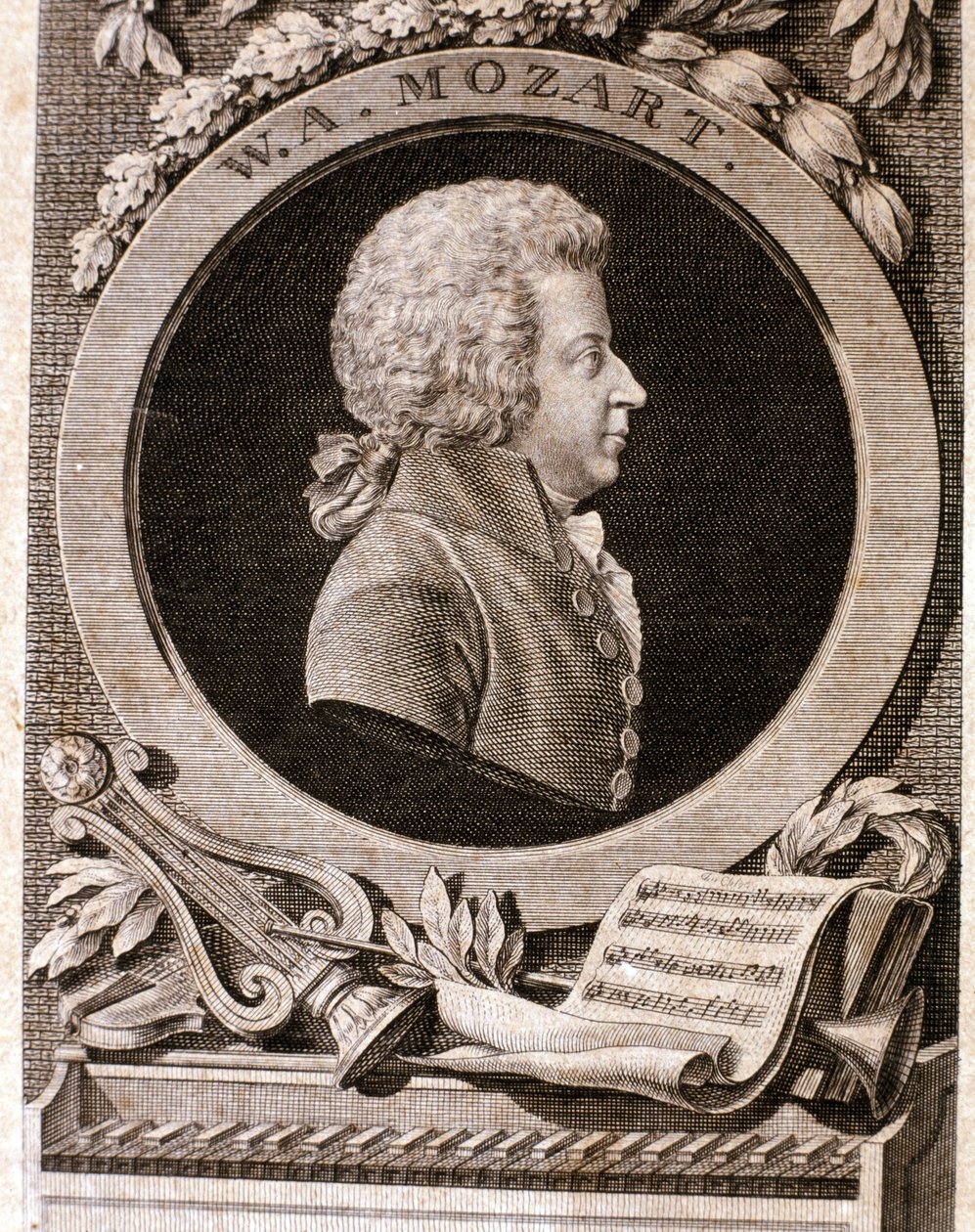 Portrait of Wolfgang Amadeus Mozart by Artist Unknown