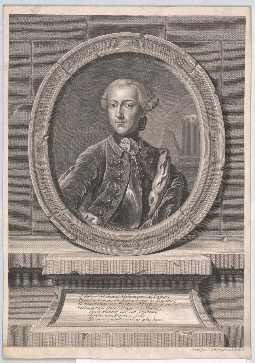 Prince Albrecht Henry of Brunswick-Wolfenbüttel by Artist Unknown