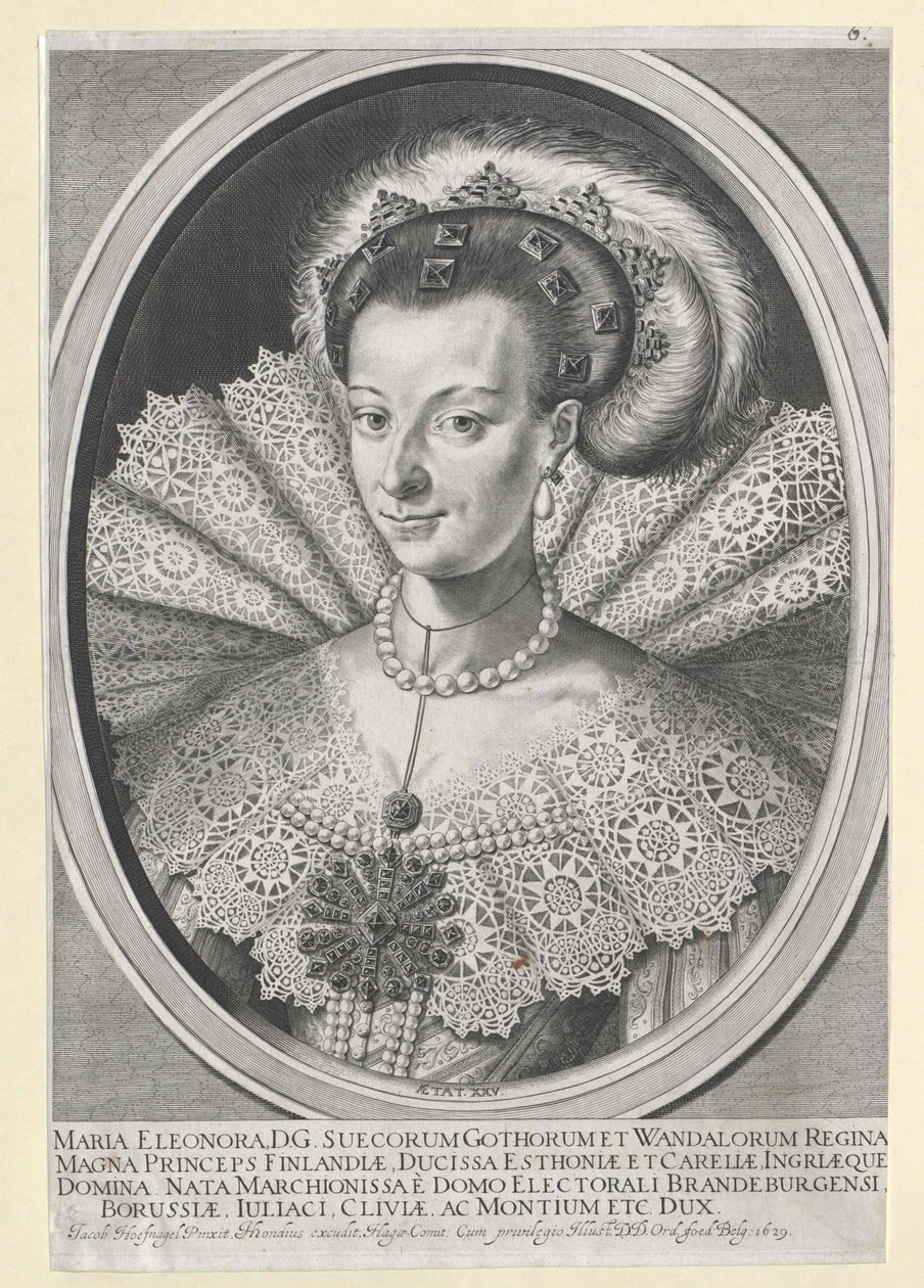 Princess Marie Eleonore of Brandenburg by Artist Unknown