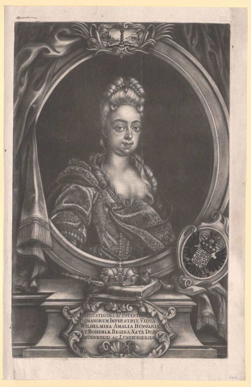 Princess of Brunswick-Lueneburg Wilhelmine Amalie by Artist Unknown