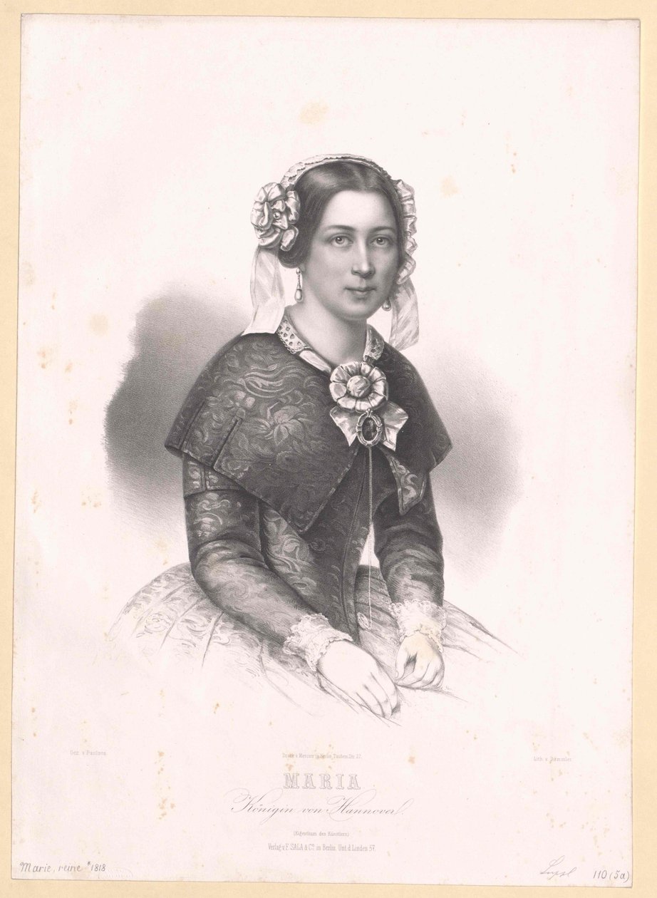 Princess Marie of Saxe Altenburg by Artist Unknown
