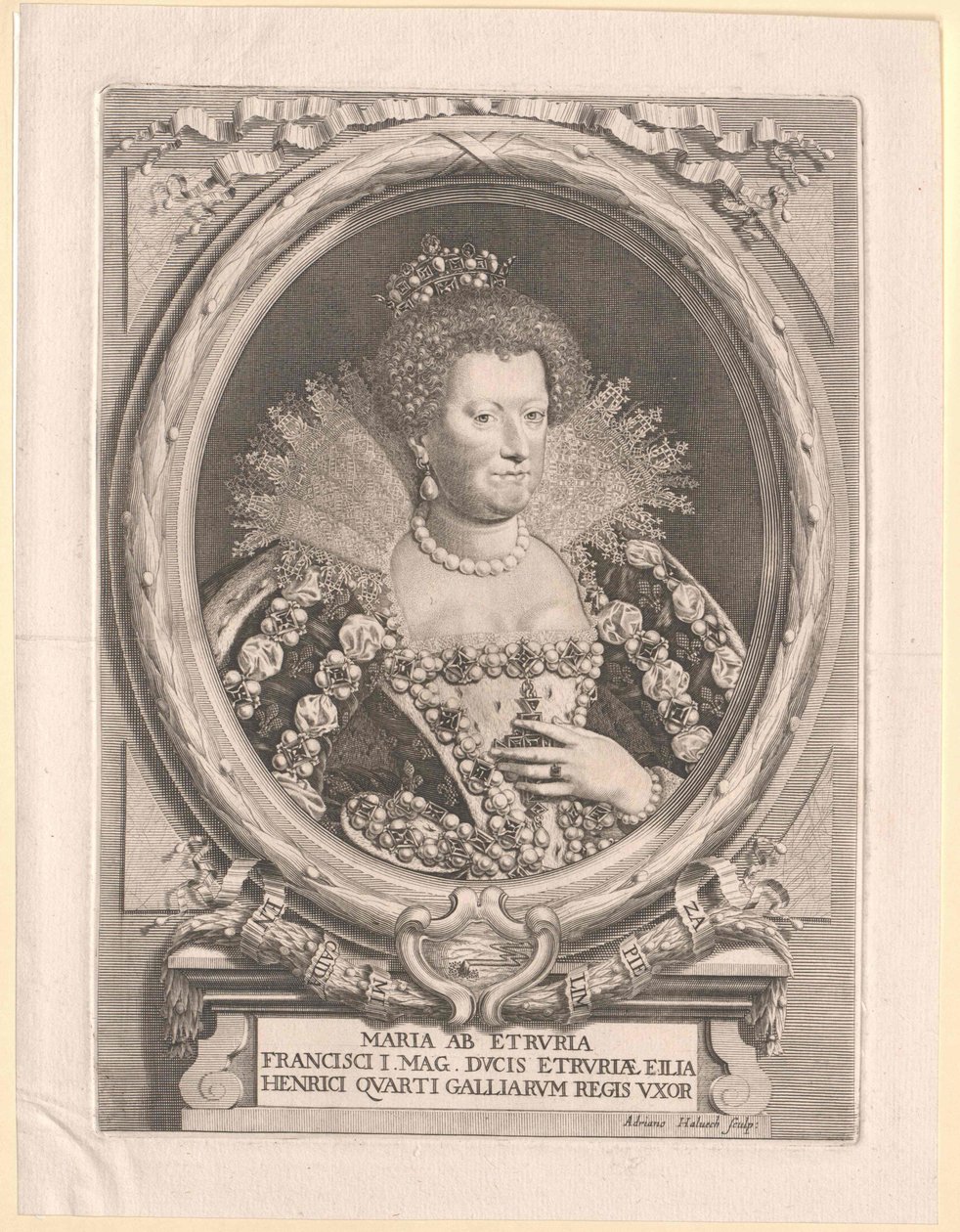 Princess of Tuscany Maria de Medici by Artist Unknown