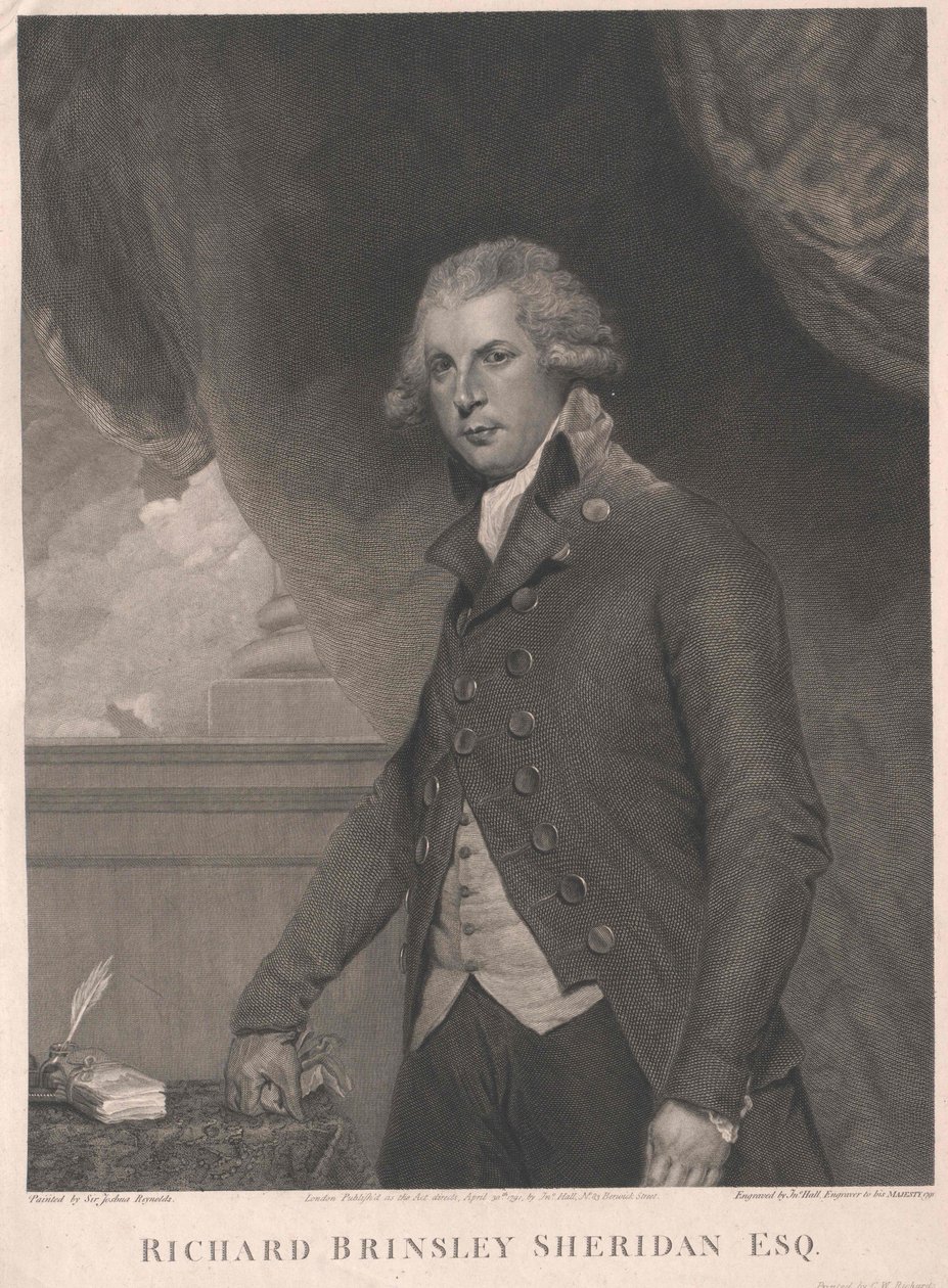Richard Brinsley Sheridan by Artist Unknown