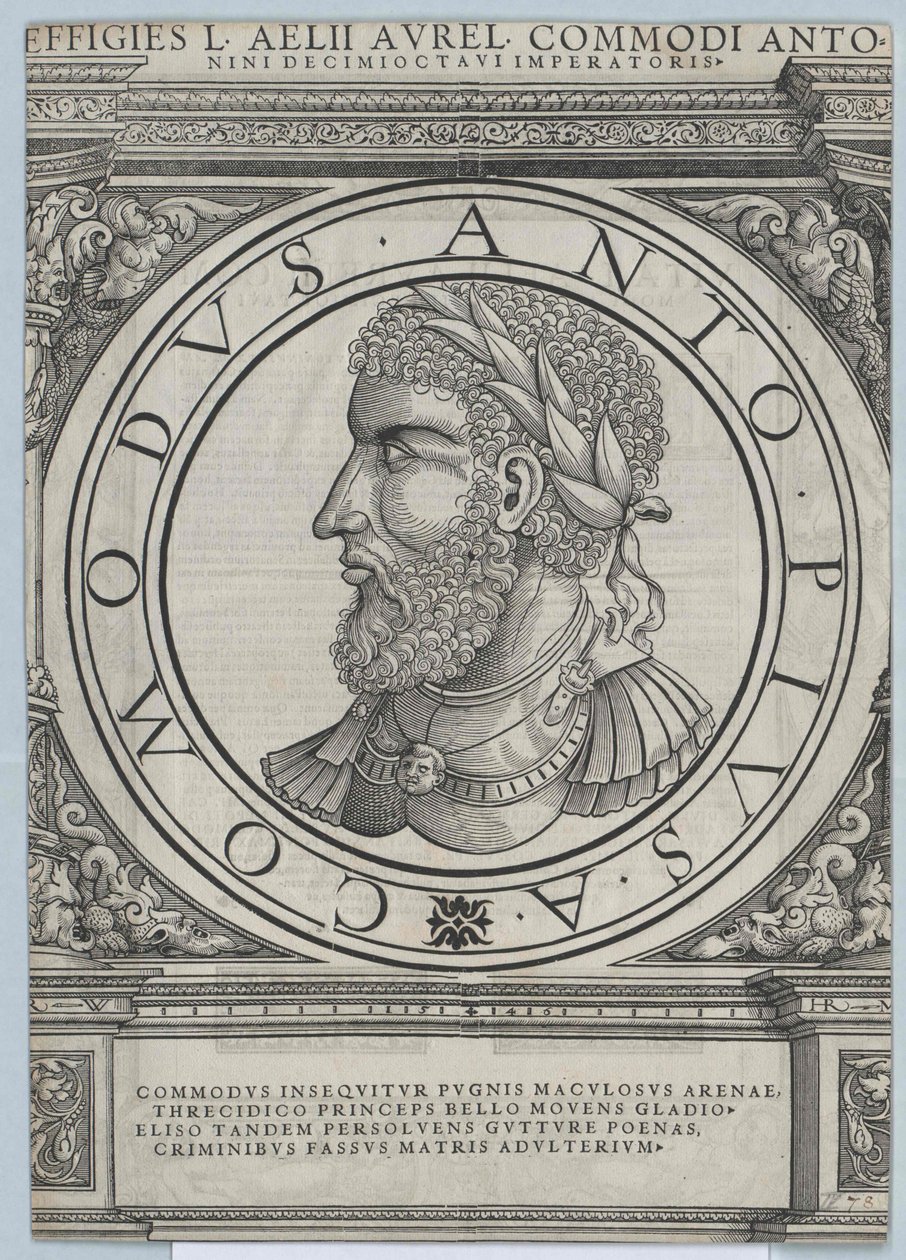 Roman Emperor Commodus by Artist Unknown