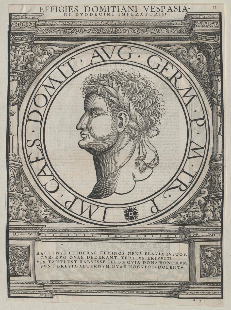 Roman Emperor Domitian by Artist Unknown