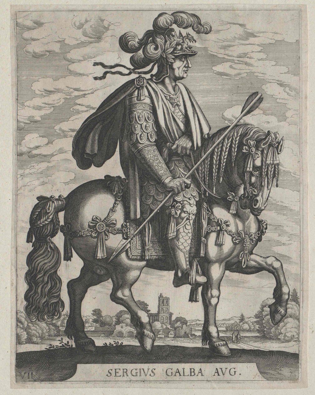 Roman Emperor Galba by Artist Unknown