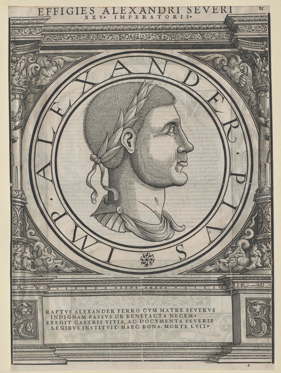 Roman Emperor Severus Alexander by Artist Unknown