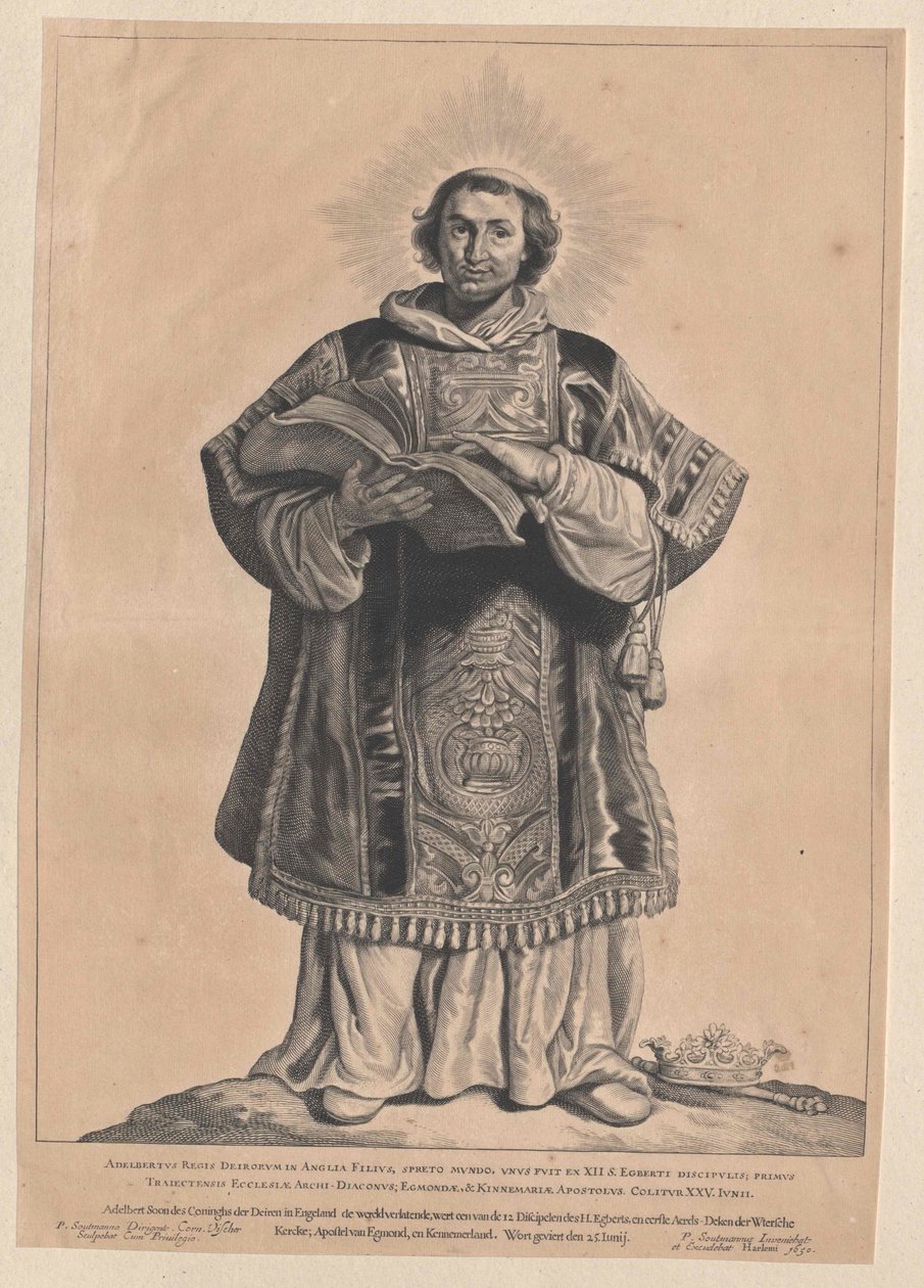 Saint Adalbert von Egmont by Artist Unknown