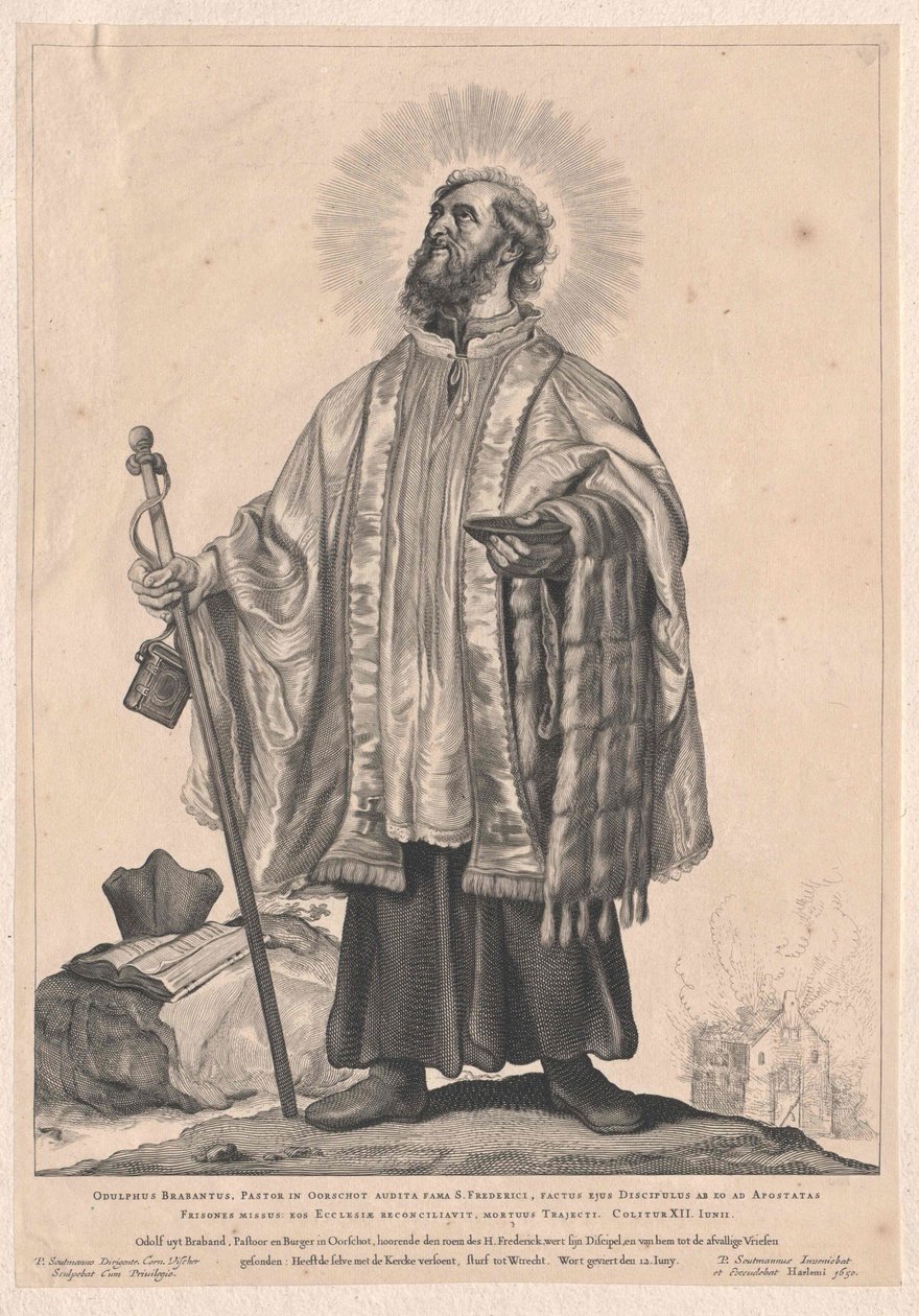 Saint Odulf of Utrecht by Artist Unknown