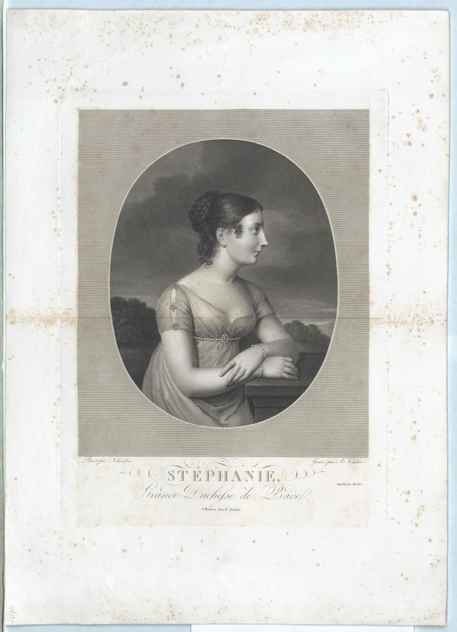 Stephanie of Baden by Artist Unknown