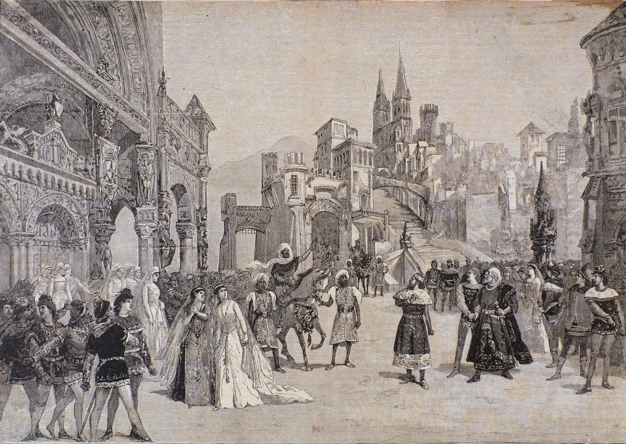 Envoy of Boabdil Declaring War Against King of Castile by Artist Unknown