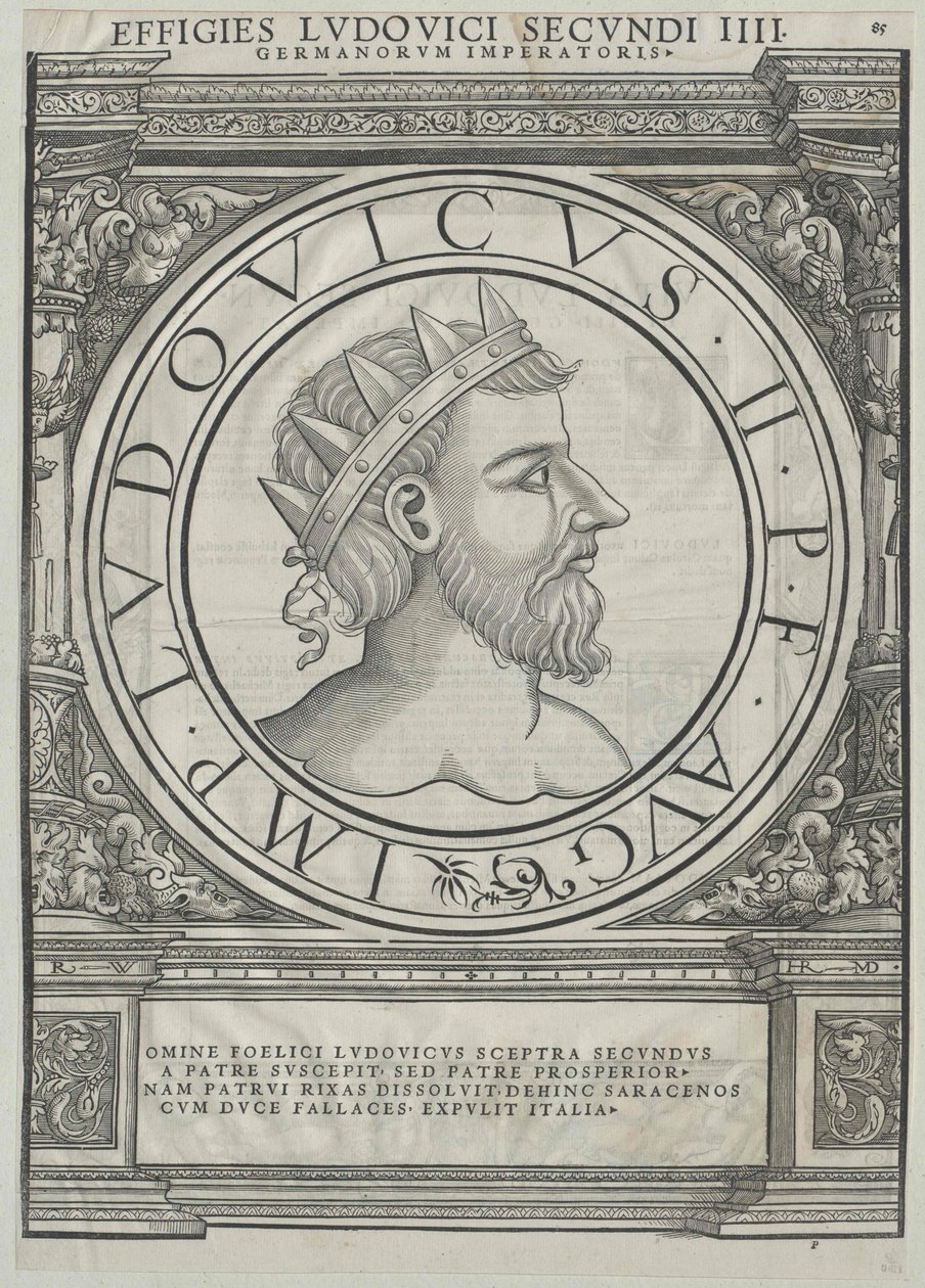 Louis II the German by Artist Unknown