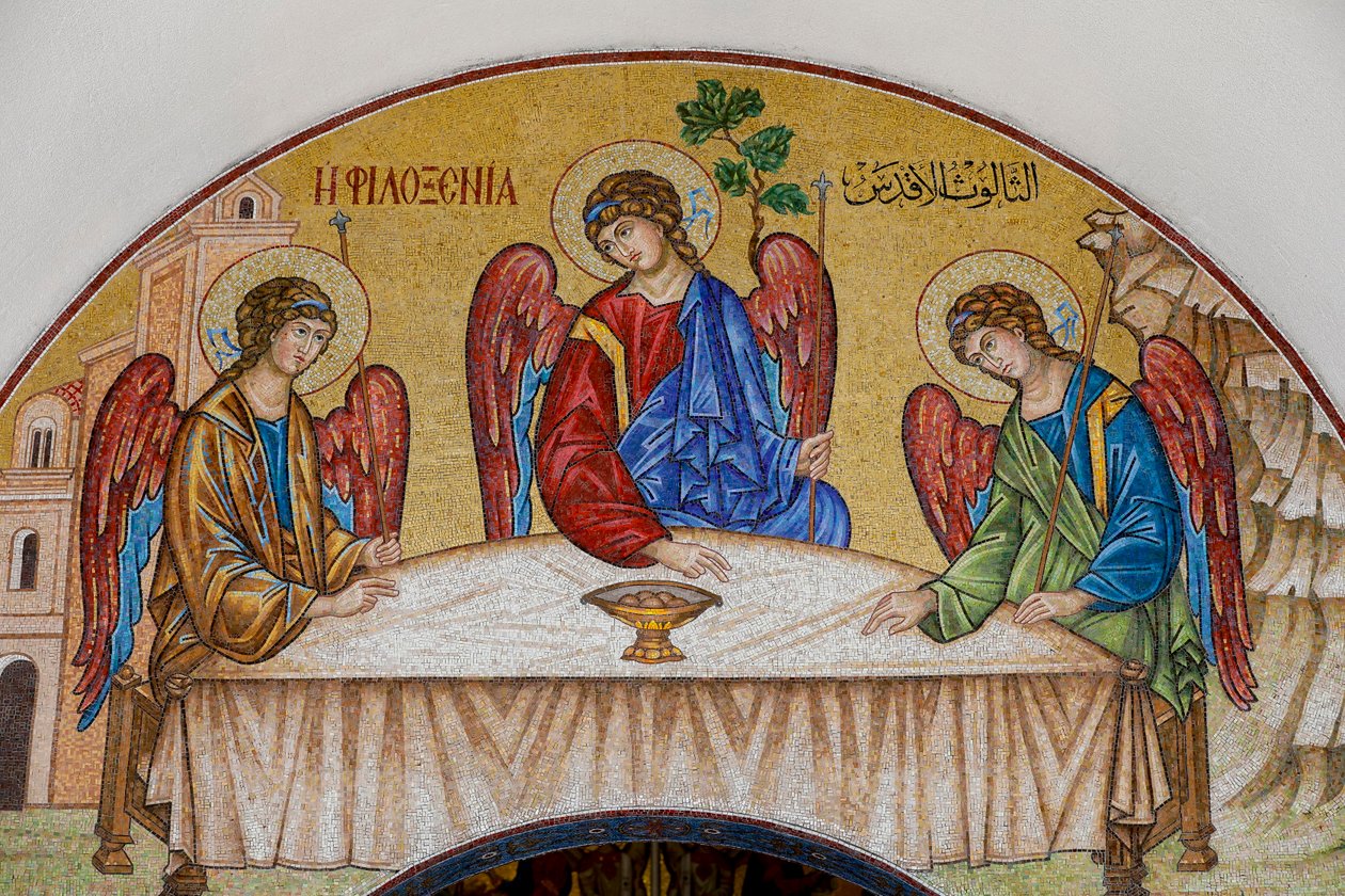 The Trinity. Cathedral, Harissa, 2022 by Artist Unknown