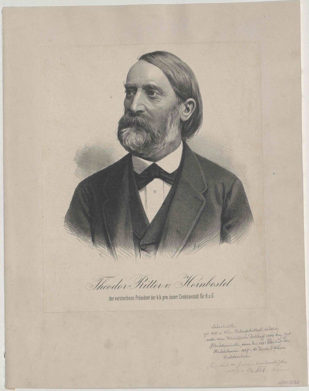 Theodor Ritter Hornbostel by Artist Unknown